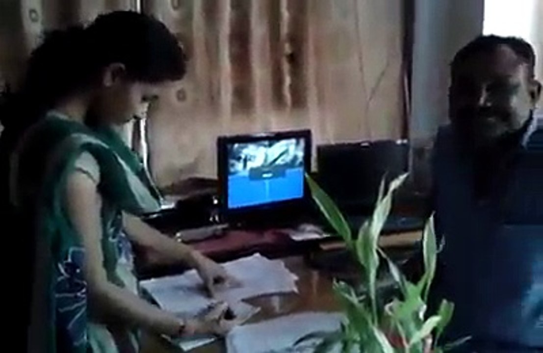 BJP Ajay Rajput (GUJRAT) forced to Kiss Teacher