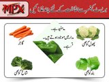 Benefits Of Vegetables For Health - Health and Beauty Tips in Urdu 2017 - MPX Products