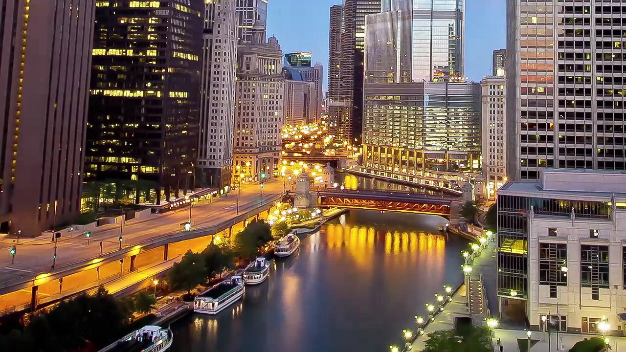 Chicago Innenstadt Zeitraffer