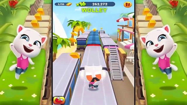 Talking Tom Gold Run Angela Gameplay | ANGELA'S FULL HOUSE UPGRADE | Fun Kids Games by Outfit7