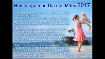 HOMENAGEN PRA OS DIAS DAS MAES 2017