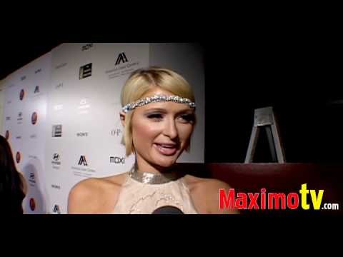 Paris Hilton doesn't google herself Interview at Haven House Oscar Week Feb 20, 2009
