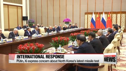 International community concerned about North Korea's missile provocation