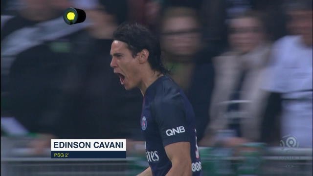 PSG puts five past Saint-Etienne