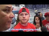 CANELO ALVAREZ ON SMITH MCGREGOR GGG ESNEWS BOXING