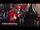 VIOLENT BAG WORK BY CANELO!! EDDY REYNOSO SMACKS CANELO WITH PADDED STICKS!! - EsNews Boxing