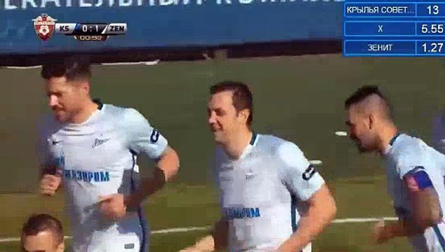 0-1 Artem Dzyuba GOAL HD - Krylia Sovetov Samara - Zenit St. Petersburg 13.05.2017
