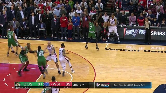 John Wall Drains the CLUTCH Go Ahead Three Pointer in Washington! _ May 12, 2017
