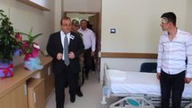Hatay'daki Terör Operasyonu - Vali Vekili Orhan, Jandarma Uzman Çavuş Serkan Yıldırım'ı Hastanede...