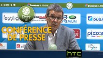 Conférence de presse ESTAC Troyes - Stade de Reims (2-0) : Jean-Louis GARCIA (ESTAC) - Michel DER ZAKARIAN (REIMS) - 2016/2017