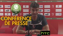 Conférence de presse Nîmes Olympique - AC Ajaccio (3-1) : Bernard BLAQUART (NIMES) - Olivier PANTALONI (ACA) - 2016/2017