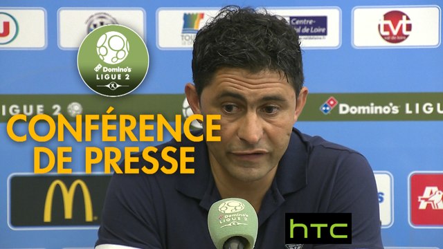 Conférence de presse Tours FC - Havre AC (0-4) : Gilbert ZOONEKYND (TOURS) - Oswald TANCHOT (HAC) - 2016/2017