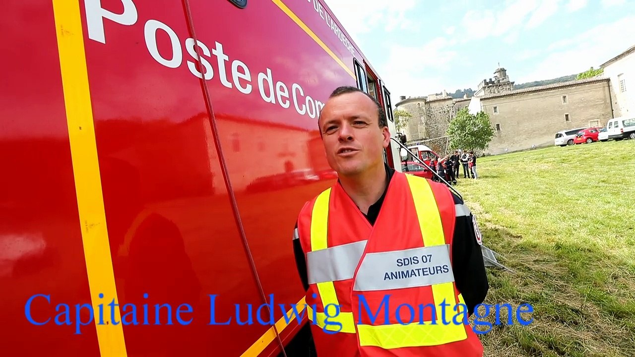 Rochemaure : 80 pompiers sur le terrain pour un exercice feu de forêt