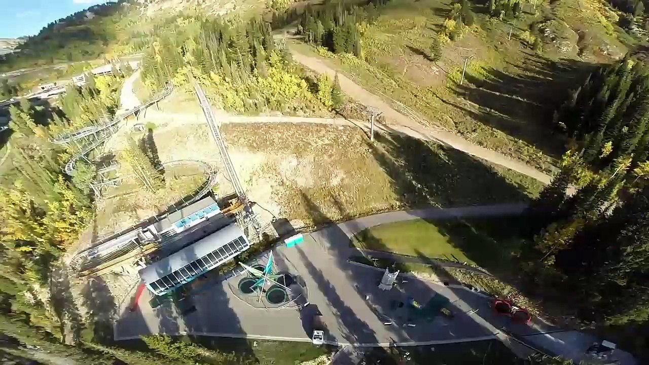 Luftaufnahmen - Wasatchkette (Rocky Mountains) im Herbst