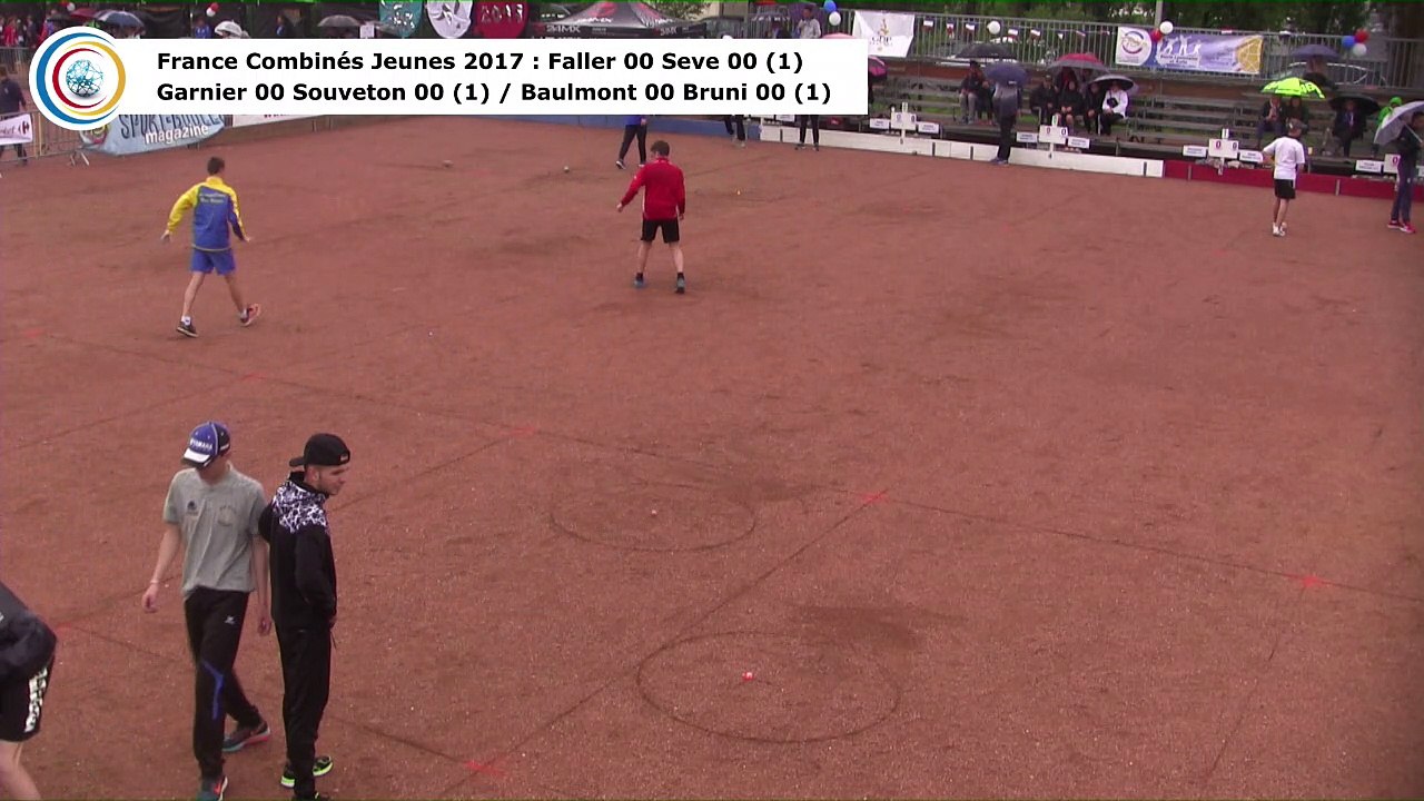 Secondes parties de poules G18, France Combinés Jeunes, Sport Boules, Vieugy-Seynod 2017