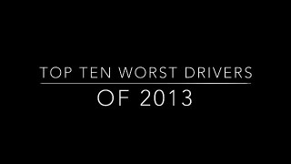 Top Ten Worst Sdney Drivers Of 2013