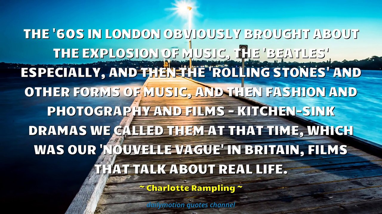 Charlotte Rampling Quotes #3