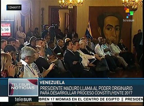 Maduro ratifica que en 2018 habrá comicios presidenciales en Venezuela