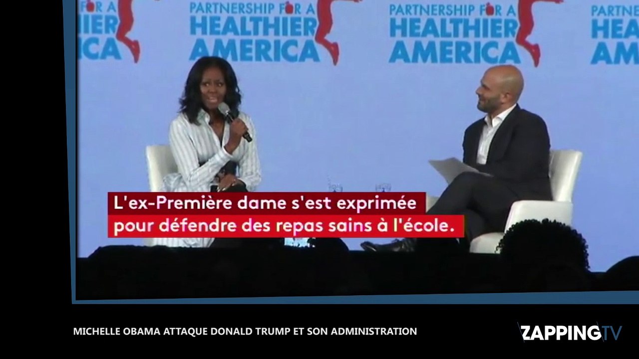 Michelle Obama attaque Donald Trump et son administration (vidéo)