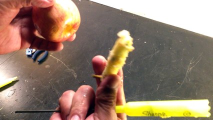 como quitarle las semillas a las manzanas