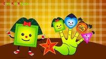 Shapes Cartoon Finger Family Rhyme for Children dsa_ Daddy Finger Family Song K