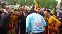 Joie de l'AS SAINT-PRIEST après la victoire contre l'Ile Rousse
