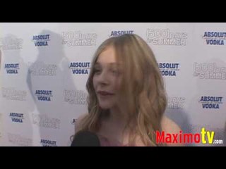 CHLOE MORETZ Interview at 500 DAYS OF SUMMER Premiere