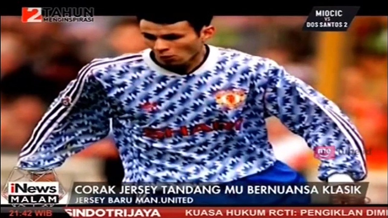 Man. United Rilis Jersey Tandang Musim Depan