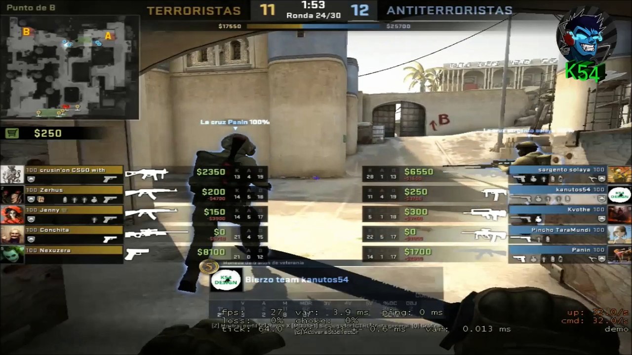 ace csgo dust 2 kanutos54