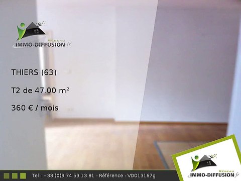 T2 47.00m2 A louer sur Thiers - 360 Euros/mois