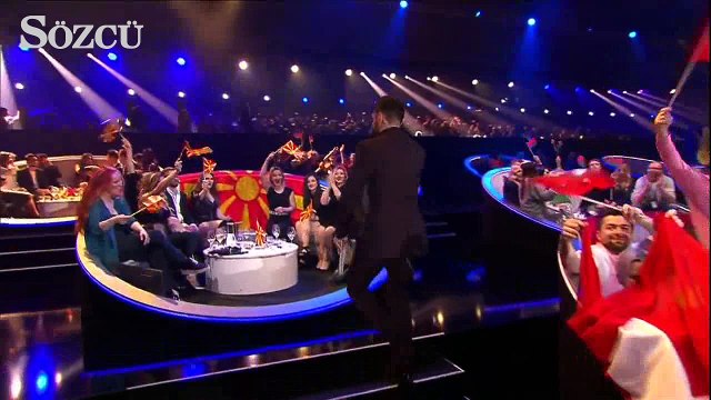 Eurovision'da Makedon şarkıcıya evlilik teklifi