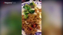 Pidió pollo y en el restaurante chino le dieron cucaracha