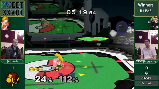 Super Smash Bros: Armada whiffs a stitch face