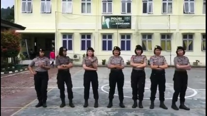 DJ Turun Naik Oles Challenge Polwan Cantik -