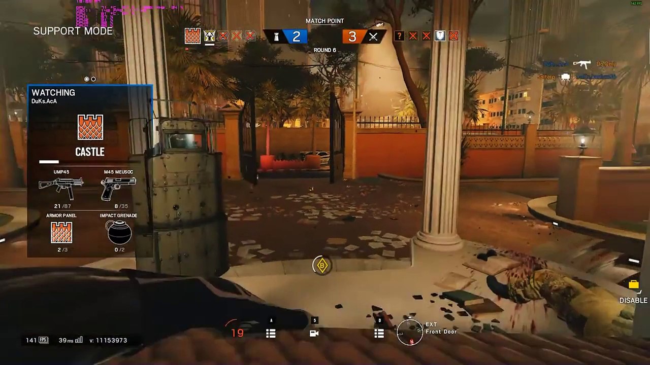 Tom Clancy's Rainbow Six: Castle next level plays