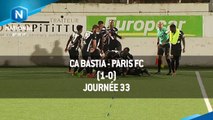 J33 : CA Bastia - Paris FC (1-0), le résumé