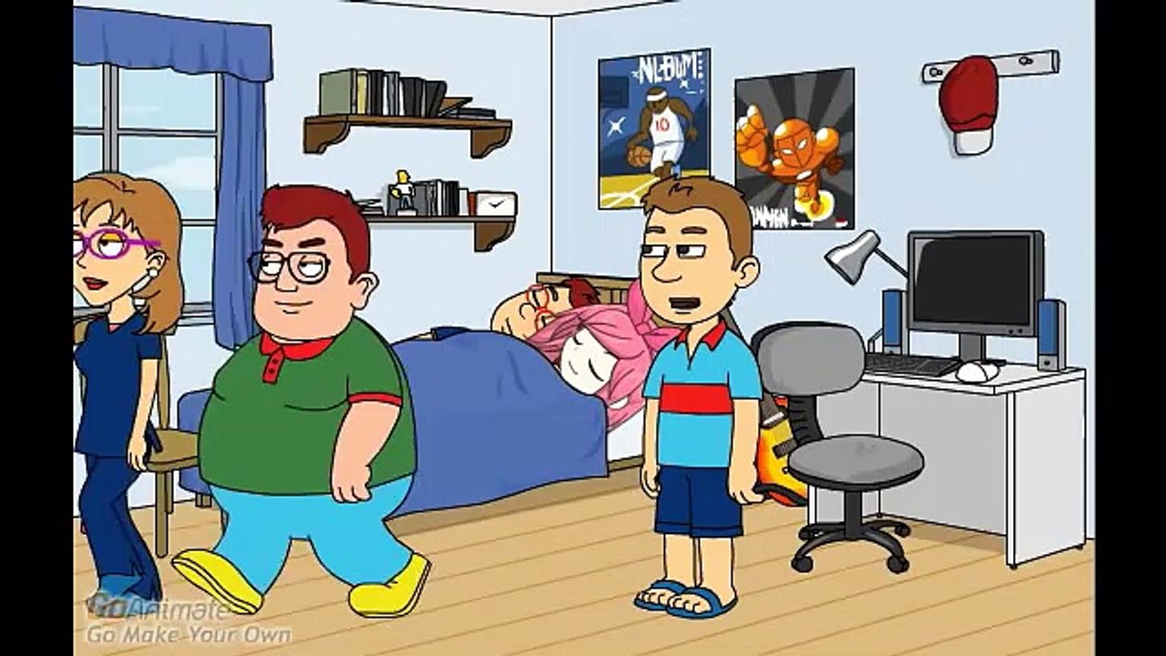 David thrwindow and gets grounded