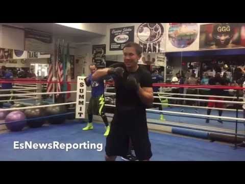 GGG IN CAMP FOR BROOK BOUT SEPTEMBER 10TH; GOLOVKIN DOING LIGHT SHADOW BOXING - EsNews Boxing