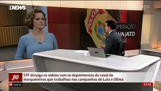STF divulga vídeos com depoimentos do casal de marqueteiros João Santana e Mônica Moura