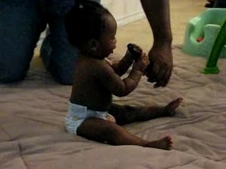 my baby crawling for the 1st time. pt2