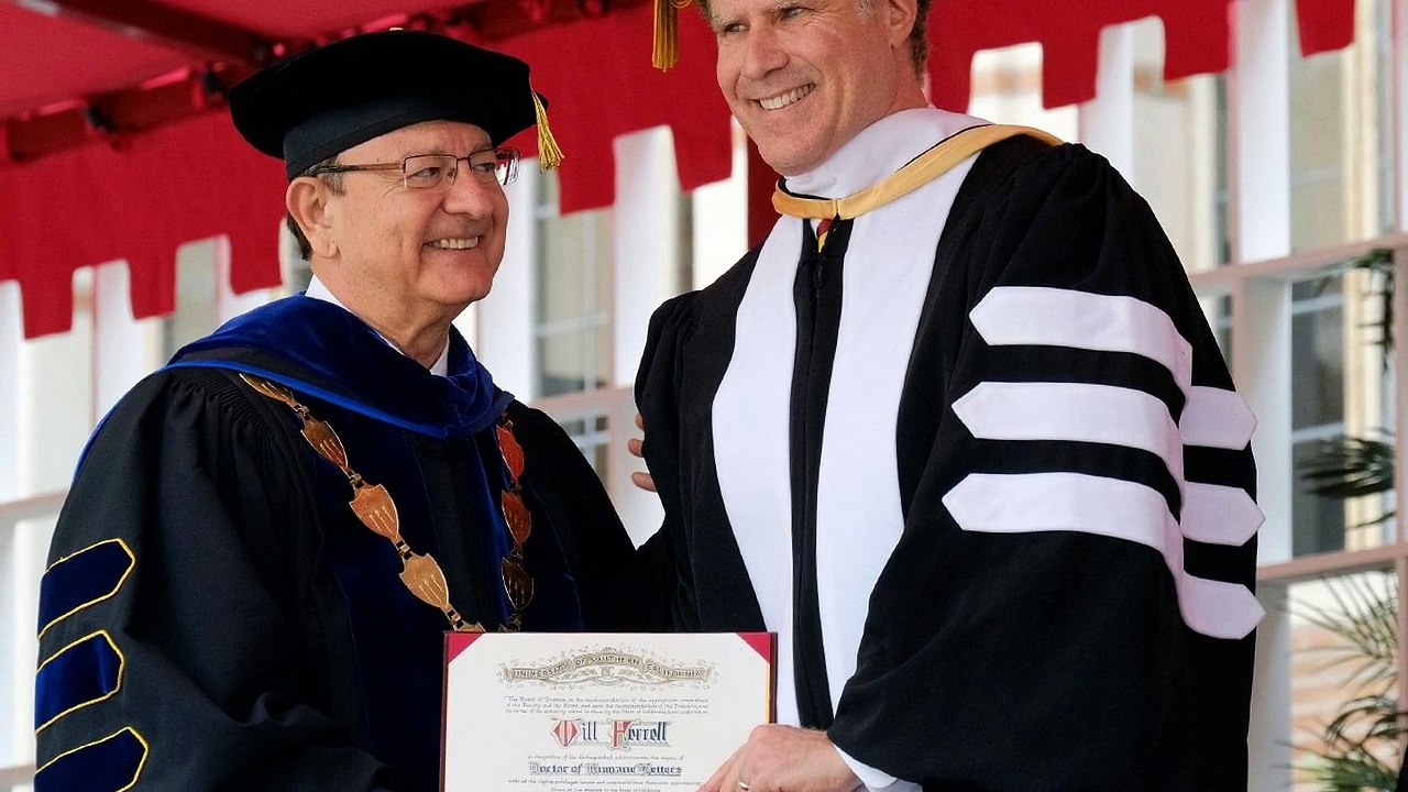 Will Ferrell serenades grads with Whitney Houston song  video