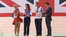 Helen Skelton Has Dress Malfunction At London 2012 Parade