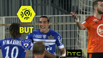 But Enzo CRIVELLI (75ème) / SC Bastia - FC Lorient - (2-0) - (SCB-FCL) / 2016-17