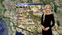 Breezy high temperatures moving into Valley