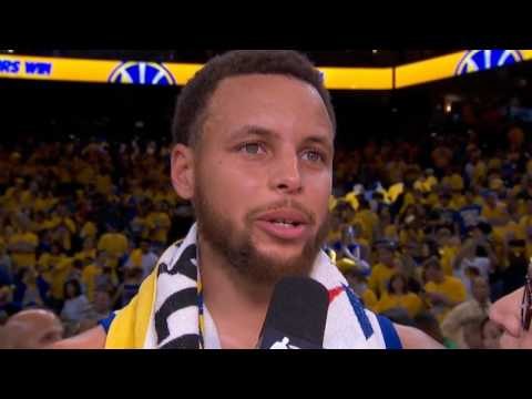 Stephen Curry Postgame Interview | Spurs vs Warriors | Game 1 | May 14, 2017 | NBA Playoffs