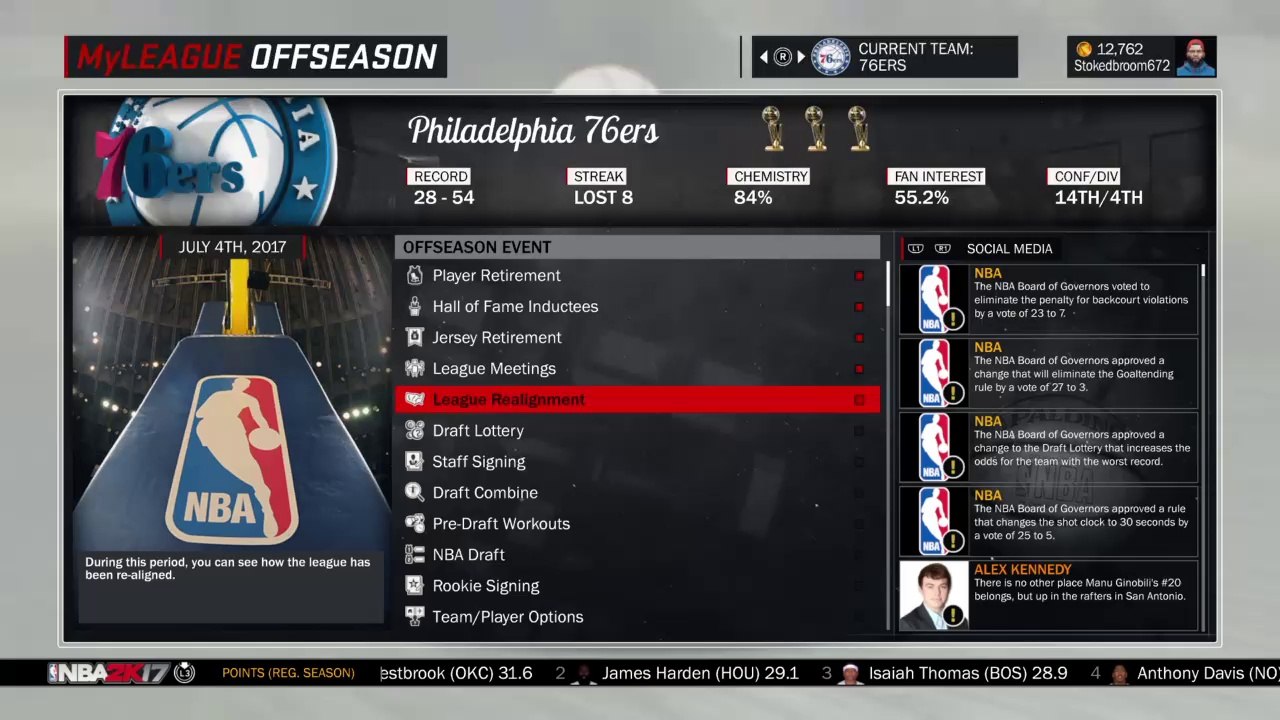 NBA MOCK DRAFT BLOCK BUSTER TRADE PT.1