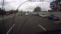 Driver Gets Angry Whend He Can't Cut Me Off BAD SYDNEY DRIVERS