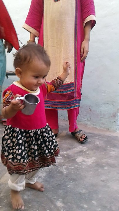 Arfa Sadiq first walk