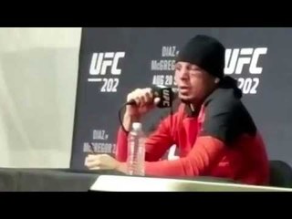 Nate diaz post fight I won 3 of 5 rds