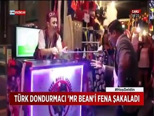 TÜRK DONDURMACI 'MR BEAN'İ FENA ŞAKALADI